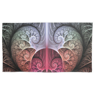 Heartbeat, Abstract Surreal Fantasy Fractal Art Pillowcase