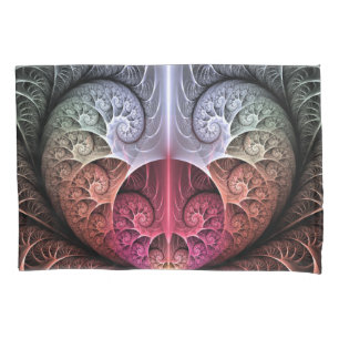 Heartbeat, Abstract Surreal Fantasy Fractal Art Pillowcase