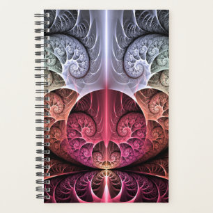 Heartbeat, Abstract Surreal Fantasy Fractal Art Planner