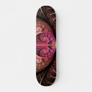 Heartbeat, Abstract Surreal Fantasy Fractal Art Sk Skateboard