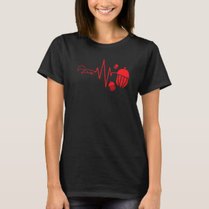 Heartbeat Acorn Flying Squirrel Forest Animal Fans T-Shirt