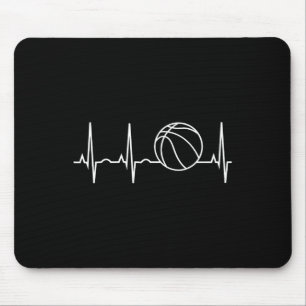 Heartbeat Basketball  Best Basketball Player and F Mouse Mat