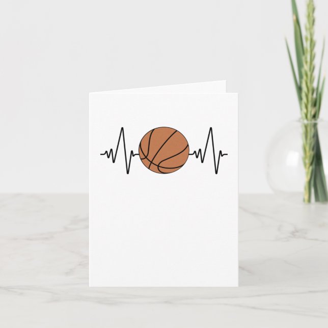 Heartbeat Basketball  Card (Front)