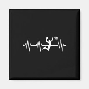 heartbeat basketball for dunking basketballer magnet