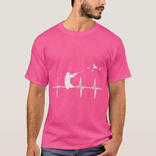 Heartbeat Bird Shooting Hunting Duck Goose Hunter  T-Shirt