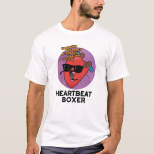 Heartbeat Boxer Funny Music Heart Pun T-Shirt