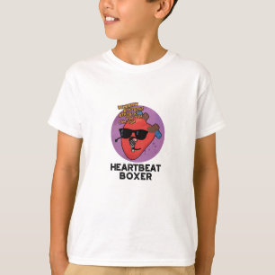 Heartbeat Boxer Funny Music Heart Pun T-Shirt