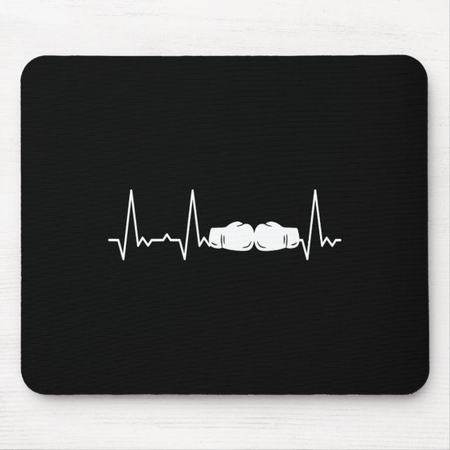 Heartbeat Boxing  Mouse Mat (Front)