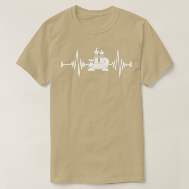 Heartbeat Chess T-Shirt (Design Front)