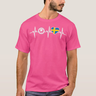 Heartbeat Cooking and SwedenFunny Chef  T-Shirt