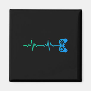 Heartbeat Cool Video Game Controller For Nerdy Gam Magnet