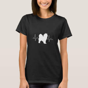 Heartbeat Dog Samoyed Premium T-Shirt
