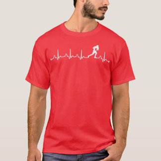 Heartbeat EKG Rugby Sports Lover 2 T-Shirt