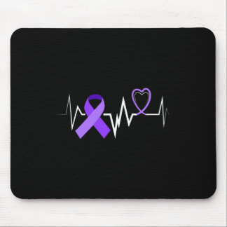 Heartbeat Epilepsy Ribbon Epilepsy Disorder Awaren Mouse Mat