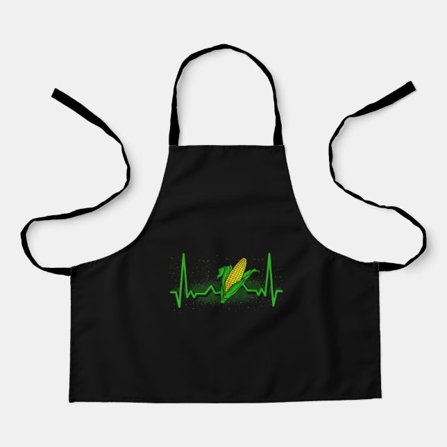 Heartbeat Farm Corn Harvest Farming Apron (Front)