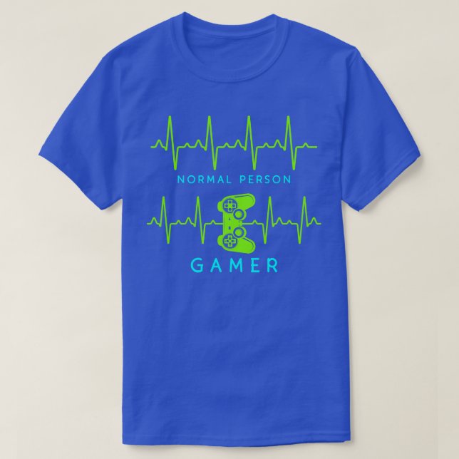 Heartbeat Gaming Controller Gamer T-Shirt (Design Front)