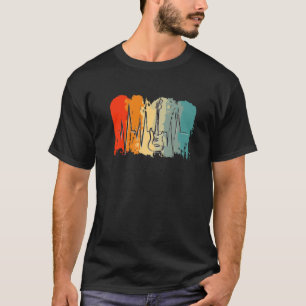 Heartbeat Guitar For Music Artist Guitar Player De T-Shirt
