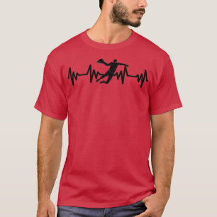 Heartbeat handball handball player handball player T-Shirt