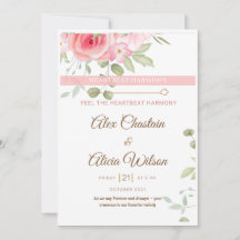 HeartBeat Harmony Wedding Digital Invite