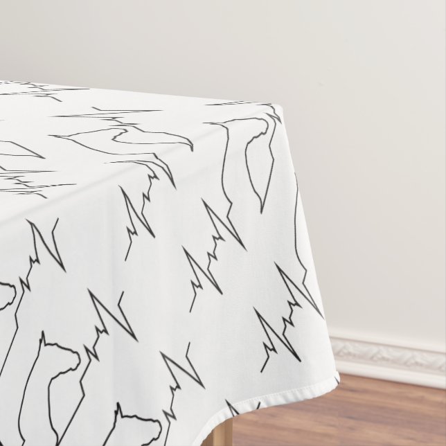 Heartbeat Horse Tablecloth (In Situ)