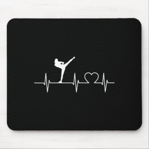 Heartbeat Kickboxing Taekwondo Martial Arts Mouse Mat
