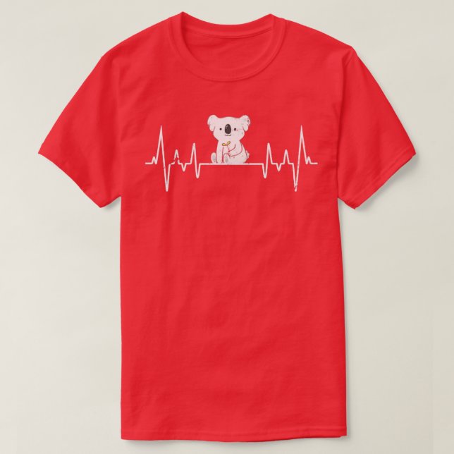 Heartbeat Koala T-Shirt (Design Front)