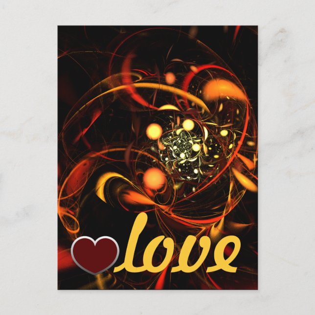 Heartbeat Love Postcard (Front)