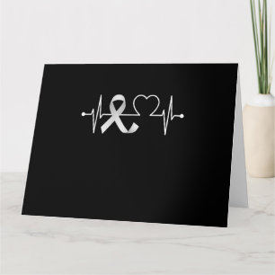 Heartbeat Lung Cancer Awareness Card