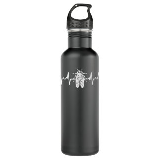 Heartbeat Magicicada Insect Great Eastern Brood Ci 710 Ml Water Bottle