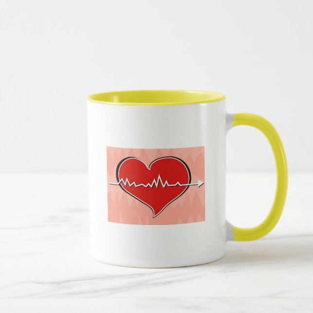 Heartbeat Mug (Right)