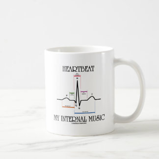 Heartbeat My Internal Music (ECG/EKG Heartbeat) Coffee Mug