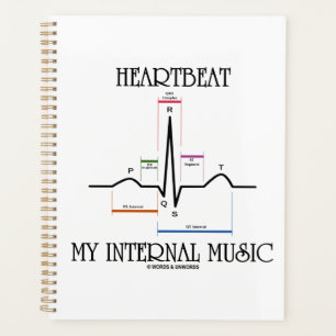 Heartbeat My Internal Music Electrocardiogram EKG Planner