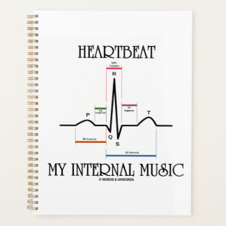Heartbeat My Internal Music Electrocardiogram EKG Planner