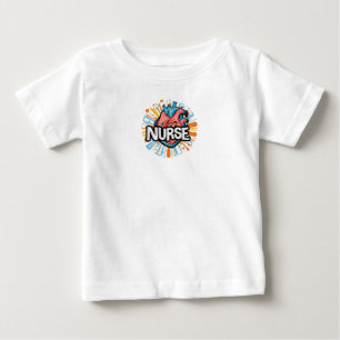 Heartbeat of a Nurse Baby T-Shirt