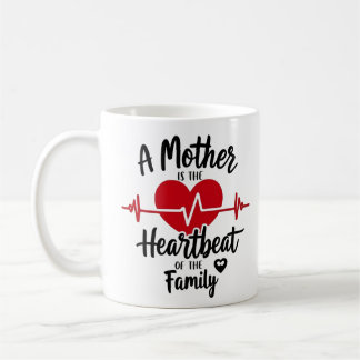 Heartbeat of Family Coffee Mug