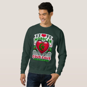 Heartbeat of Morocco: Celebrating Couscous Love Sweatshirt