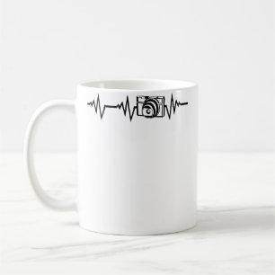 Heartbeat Photographer Camera Photography Coffee Mug