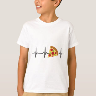 Heartbeat pizza heart rate fast food T-Shirt