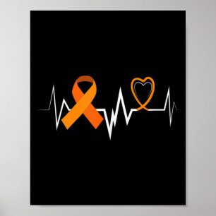 Heartbeat Products Leukaemia Ribbon Leukaemia Awar Poster
