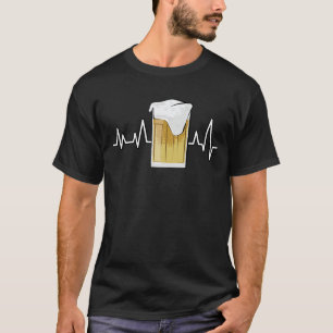 Heartbeat Pulse - Beer T-Shirt