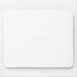 Heartbeat Rack Pool Billiard Player Billiards Cue  Mouse Mat