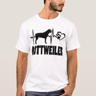 Heartbeat – Rottweiler - Dog Best Friend T-Shirt