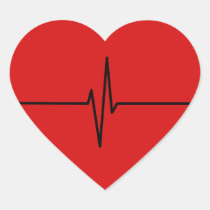 Heartbeat Stickers