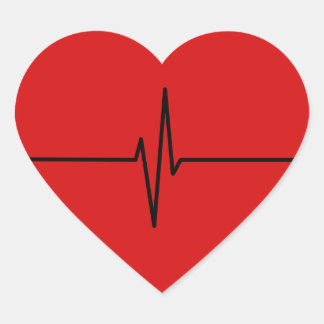 Heartbeat Stickers