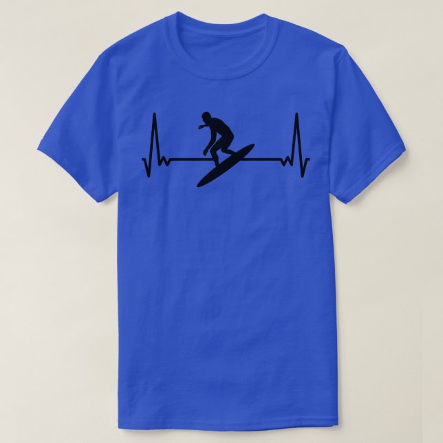 Heartbeat Surfing 9 T-Shirt (Design Front)