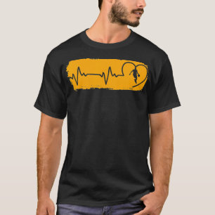 Heartbeat Team Players Play Sports League Basketba T-Shirt