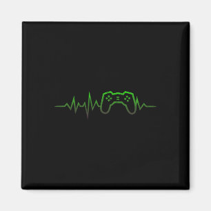 Heartbeat Video Game Lover Gift For Kids1 Magnet