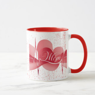 Heartbeats of a Mother's Love Mug