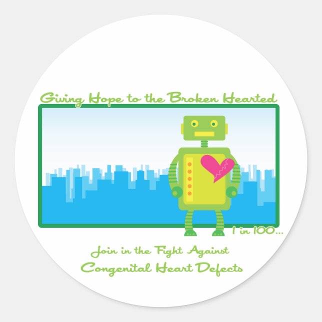 HeartBot Stickers (Front)