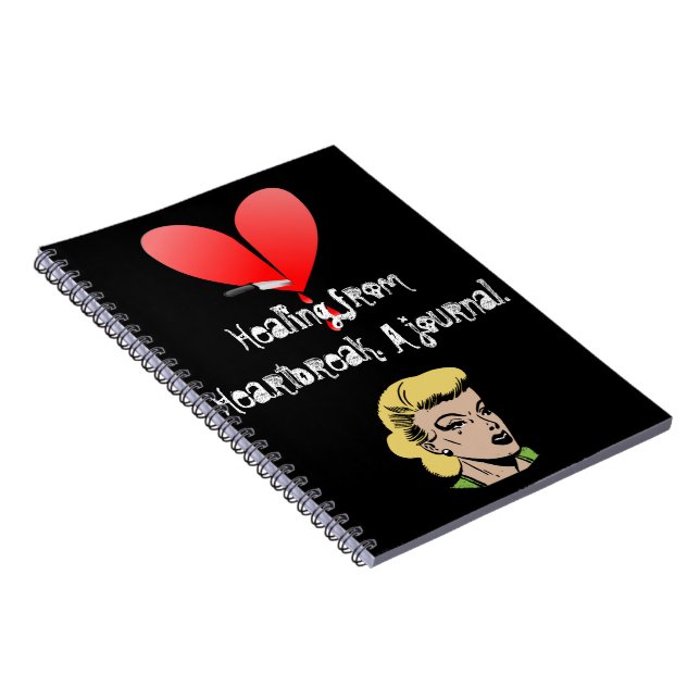 Heartbreak Healing Journal.  Notebook (Right Side)
